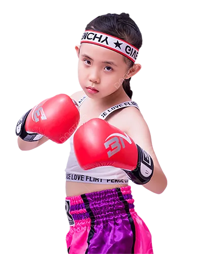 عکس یک پسر در حال کیک بوکسینگ در آکادمی آساره